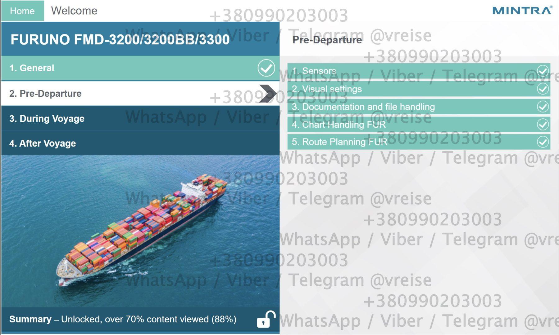 Mintra FURUNO FMD-3200/3200BB/3300 course answers, ответы, trainingportal