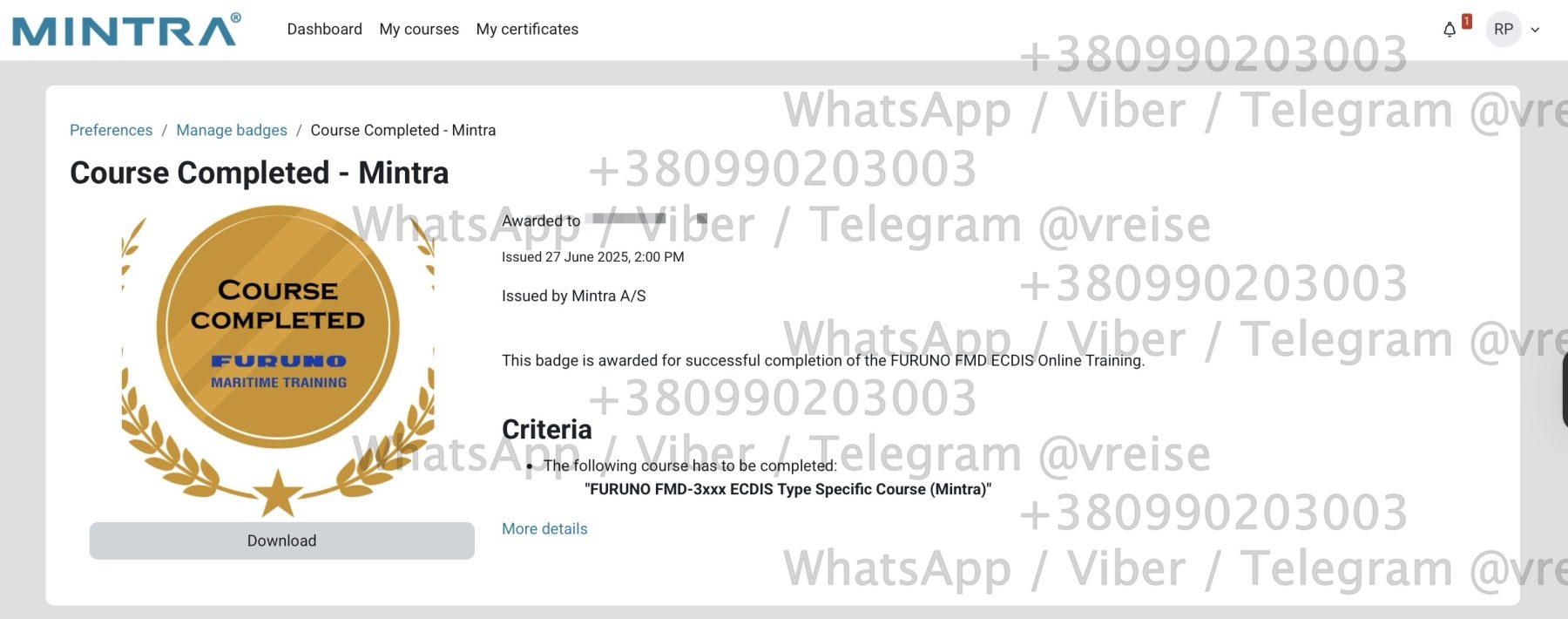 Mintra NavSkills Online FURUNO FMD ECDIS answers ответы 