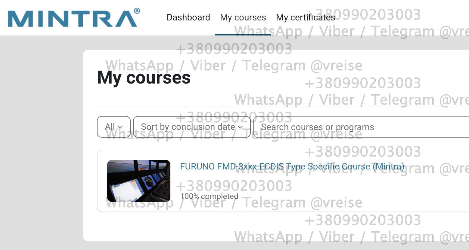 Mintra NavSkills Online FURUNO FMD ECDIS answers ответы